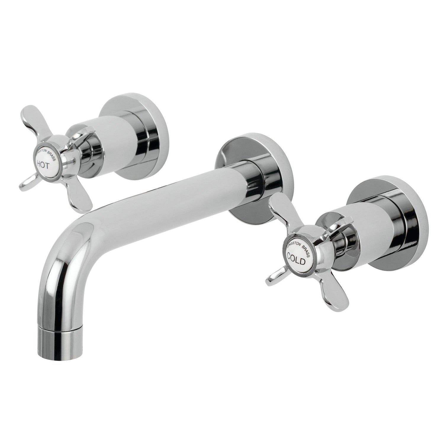 Kingston Sona KS8121BEX - Essex Double-Handle 3-Hole Wall Mount Bathroom Faucet, Polished Chrome — image 1